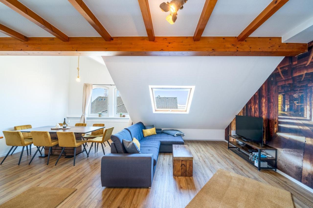 Stylisches Penthouse Zentral Tischfussball 100M2 Wii Ганновер Экстерьер фото